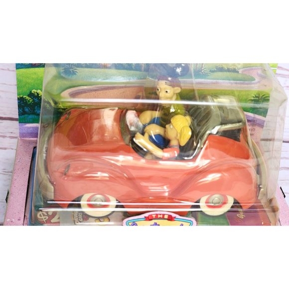 Vintage 2000 The Autopia Cars Disneyland Chevron Cars - Free Postcard & Stickers - Picture 4 of 16